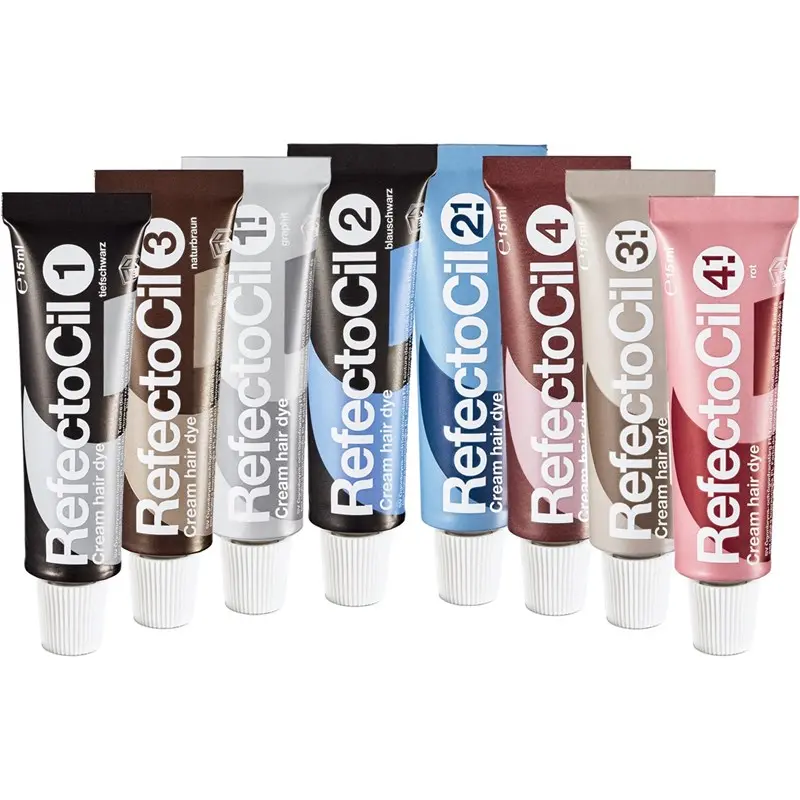 RefectoCil Professional Eyelash & Eyebrow Cream Tint - Makeup Dye, Long-Lasting Dark Shades, Intense Natural-Looking Results, RefectoCil Cream Hair Dye for Beauty & Personal Care