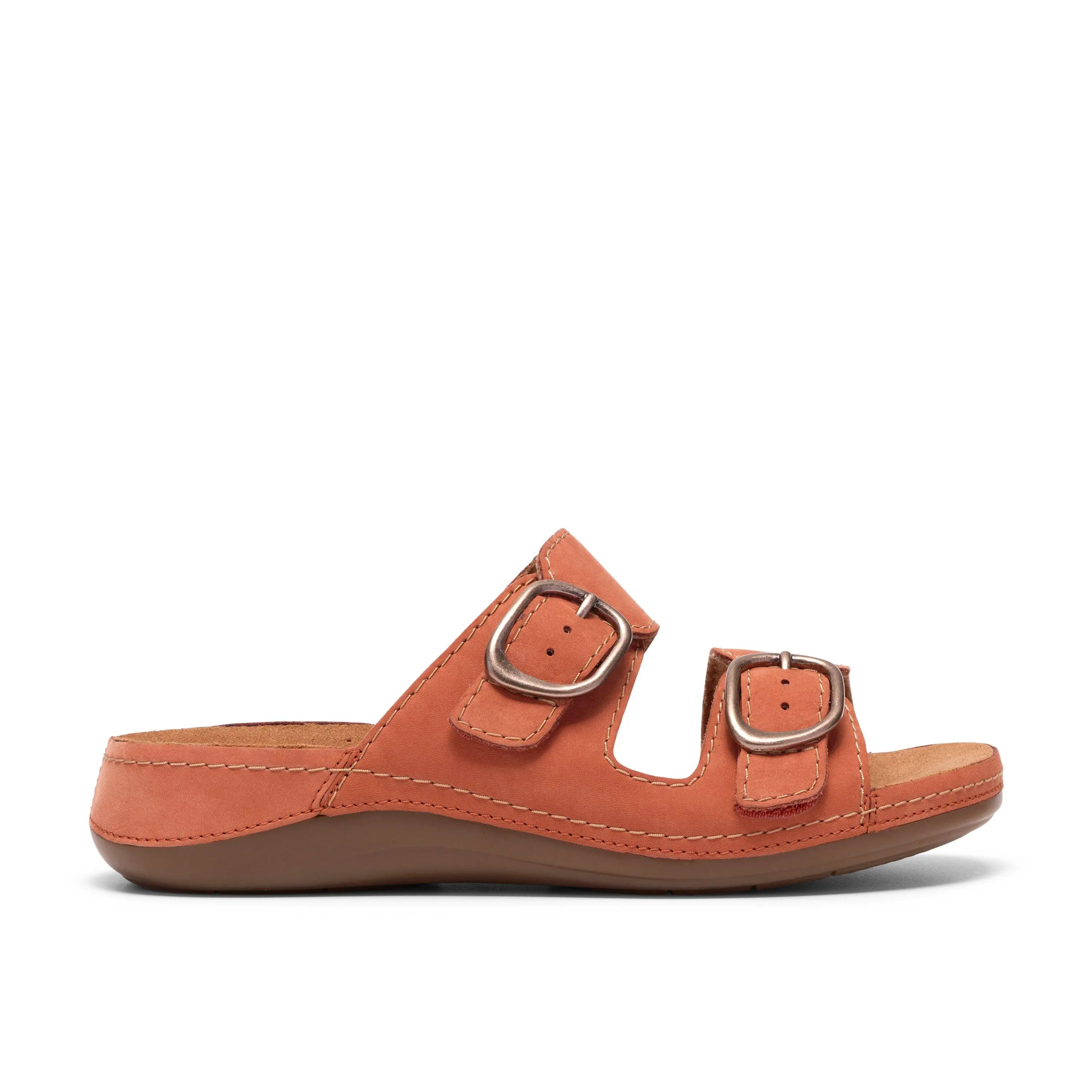 Clarks Womens Cecily Step Flat Sandals,Sliders