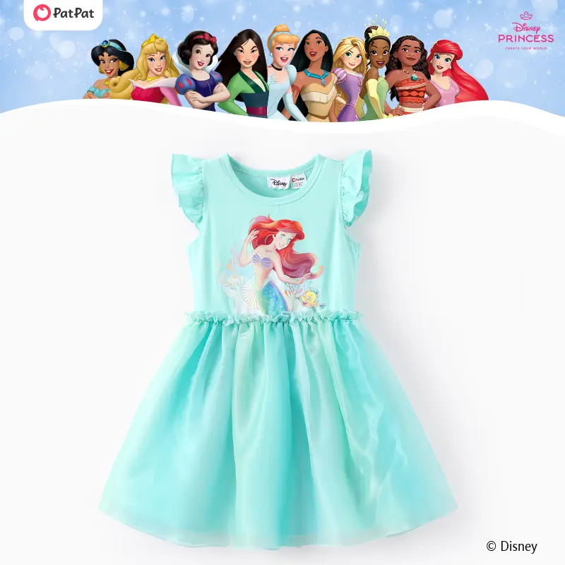 Disney Princess & Minnie Mouse Girls Dress Collection – 5 Unique Styles: Ariel, Snow White, Cinderella, Minnie Mouse Tulle & Sundress Sets for Toddler & Big Kids (2T-14Y)