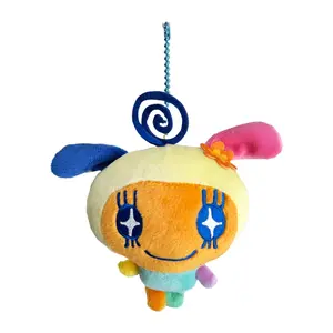 Tamagotchi X Sanrio Memecchi Usahana Cosplay Plush Mascot Keychain