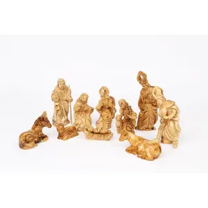 Olive Wood Nativity Set_ Masterpiece Nativity Figurines