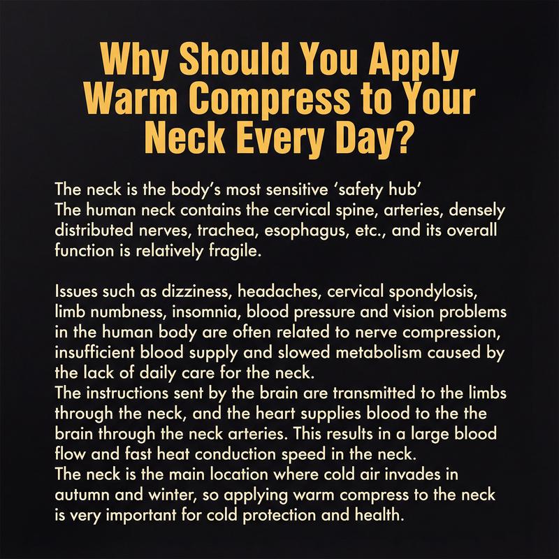 Ekoio Graphene Rechargeable Neck Heater – Soothing Muscle&Neck Pain Relief&Stiff Neck Relief, Fast Heat Therapy, 8H Battery Life&Portable, Wearable for Home, Office & Outdoor, Perfect Gift for Mom, Dad, Him & Her, Valentine's Day Gift, Mother's Day Gift