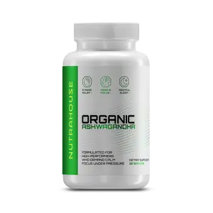 Organic Ashwagandha Capsules - 30 Day Servings | Calm & Focused Under Presure