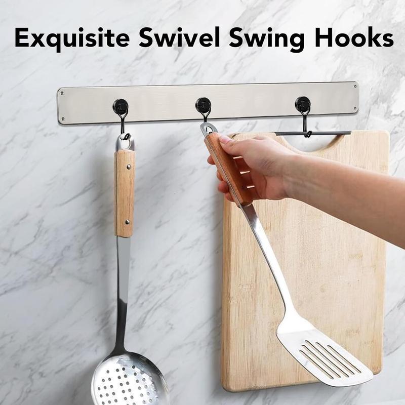 VAYWET 8pcs Strong 30LBS Magnetic Suction Hook, Punch-Free Storage, Swivel Swing Magnetic door Hook Refrigerator Strong Neodymium Magnet Hook Hanging Perfect for Refrigerator Other Magnetic Surfaces, Cruise Cabin Ship Essentials Fridge Classroom Kitchen VAYWET 8pcs Strong 30LBS Magnetic Suction Hook, Punch-Free Storage, Swivel Swing Magnetic door Hook Refrigerator Strong Neodymium Magnet Hook Hanging Perfect for Refrigerator Other Magnetic Surfaces, Cruise Cabin Ship Essentials Fridge Classroom Kitchen