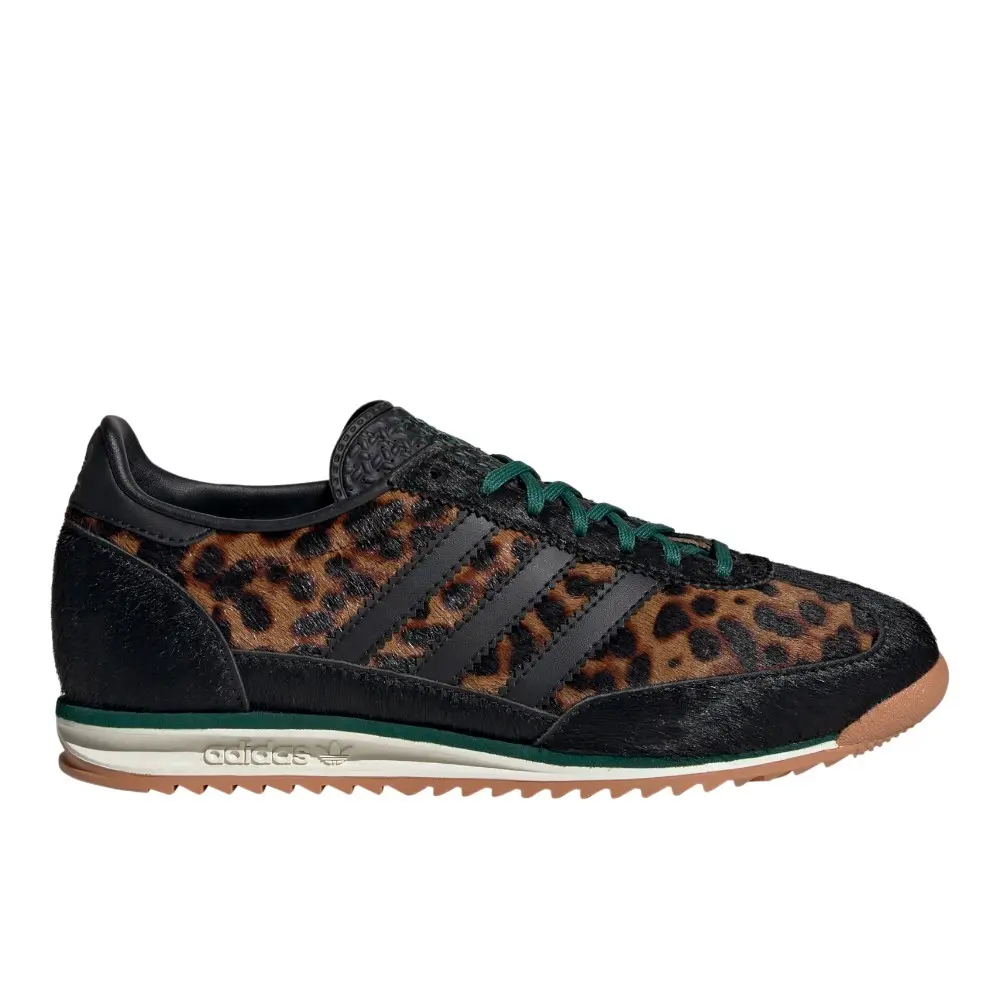 adidas Womens Sl 72 Og Lace Up Sneakers Shoes Casual - Black, Black, White