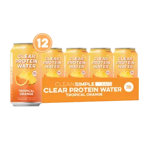 Clear Protein Water: Tropical Orange (12 Oz. | 12 Pack)