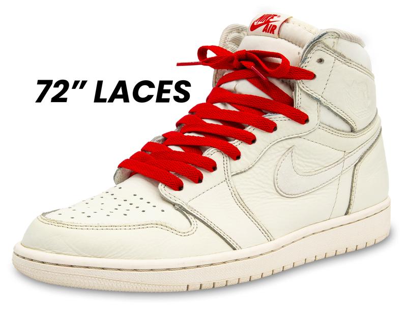 Lace Lab Sail AJ1 Replacement Shoelaces, Cream Flat Shoe Laces for Sneakers, Off White AF1 Shoe Strings, Athletic Shoelaces, AJ1 Low Laces, AJ1 High ShoeLaces, 1 Pair, 2 ShoeLaces, Off White Laces