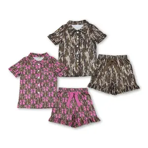 Adult women camo pajamas Hunting Clothes Summer Sleep Wear