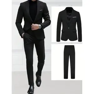 Men'S.Suit 2pcs Set, Including Jacket And Trousers, Fashionable Formal Wear, Suitable for Parties, Gatherings And Weddings. Casual SuitGift