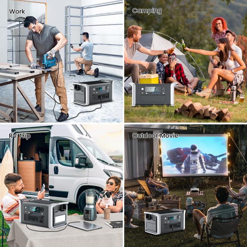 CTOLITY XP1000 1600W 1024Wh Portable Power Station Home Emergency Backup Power Supply LiFePO4 Battery 1.2H Fast Charge 110V AC 100W USB-C Output Solar Generator for Home Backup Camping Travel RVs Emergencies Durable Lights Phone Chargeable CTOLITY XP1000 1600W 1024Wh Portable Power Station Home Emergency Backup Power Supply LiFePO4 Battery 1.2H Fast Charge 110V AC 100W USB-C Output Solar Generator for Home Backup Camping Travel RVs Emergencies Durable Lights Phone Chargeable