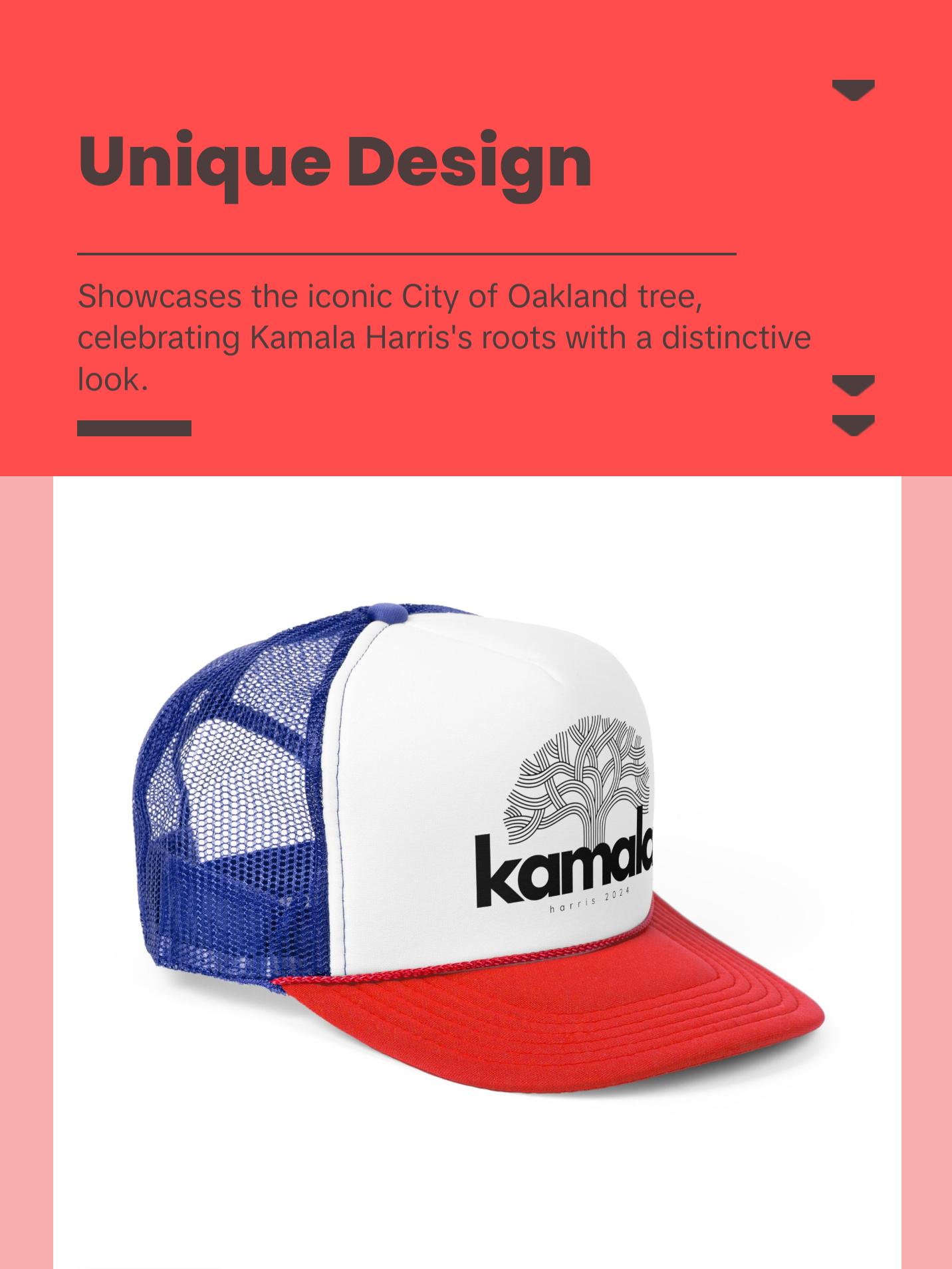 Kamala Oakland Roots - Kamala Harris Trucker Hat