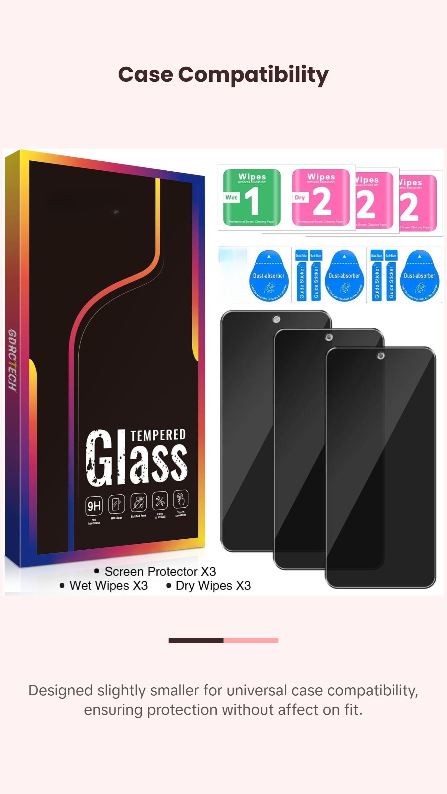 3-Pack Privacy Screen Protector for Motorola Moto G 5G 2025 Tempered Glass, Bubble Free, Easy to Install, 9H Hardness Protection Protective 3-Pack Privacy Screen Protector for Motorola Moto G 5G 2025 Tempered Glass, Bubble Free, Easy to Install, 9H Hardness Protection Protective