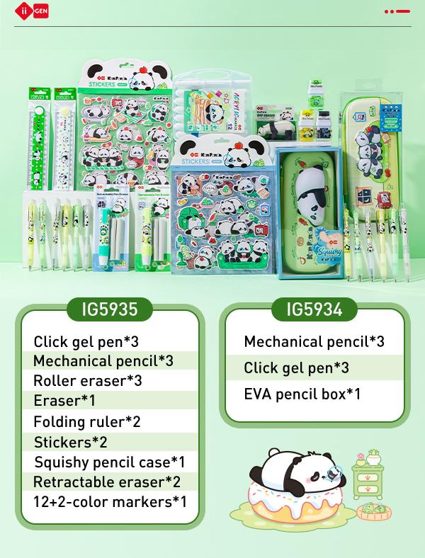 iiGEN KunPanda All-in-One School Supply Set - Ultimate School Supplies Bundle Pencil Case, Mechanical Pencils,Gel Pens,Markers,Eraser,Ruler & Striker for Students - Back to School Essentials! iiGEN KunPanda All-in-One School Supply Set - Ultimate School Supplies Bundle Pencil Case, Mechanical Pencils,Gel Pens,Markers,Eraser,Ruler & Striker for Students - Back to School Essentials!