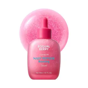 EQQUALBERRY NAD+ Peptide Boosting Smoothie Serum – Anti-Aging Korean Skin Care | Firming Serum with 5 Ceramides & Vegan Collagen for Wrinkles & Radiant Glow & Hydrating(1.01oz/30ml)