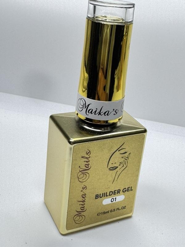 Maika’s Nails Builder Gel in Bottle 01 Clear Perfect and Strong Long Lasting Product for Natural and Artificial Nails Maika’s Nails Builder Gel in Bottle 01 Clear Perfect and Strong Long Lasting Product for Natural and Artificial Nails
