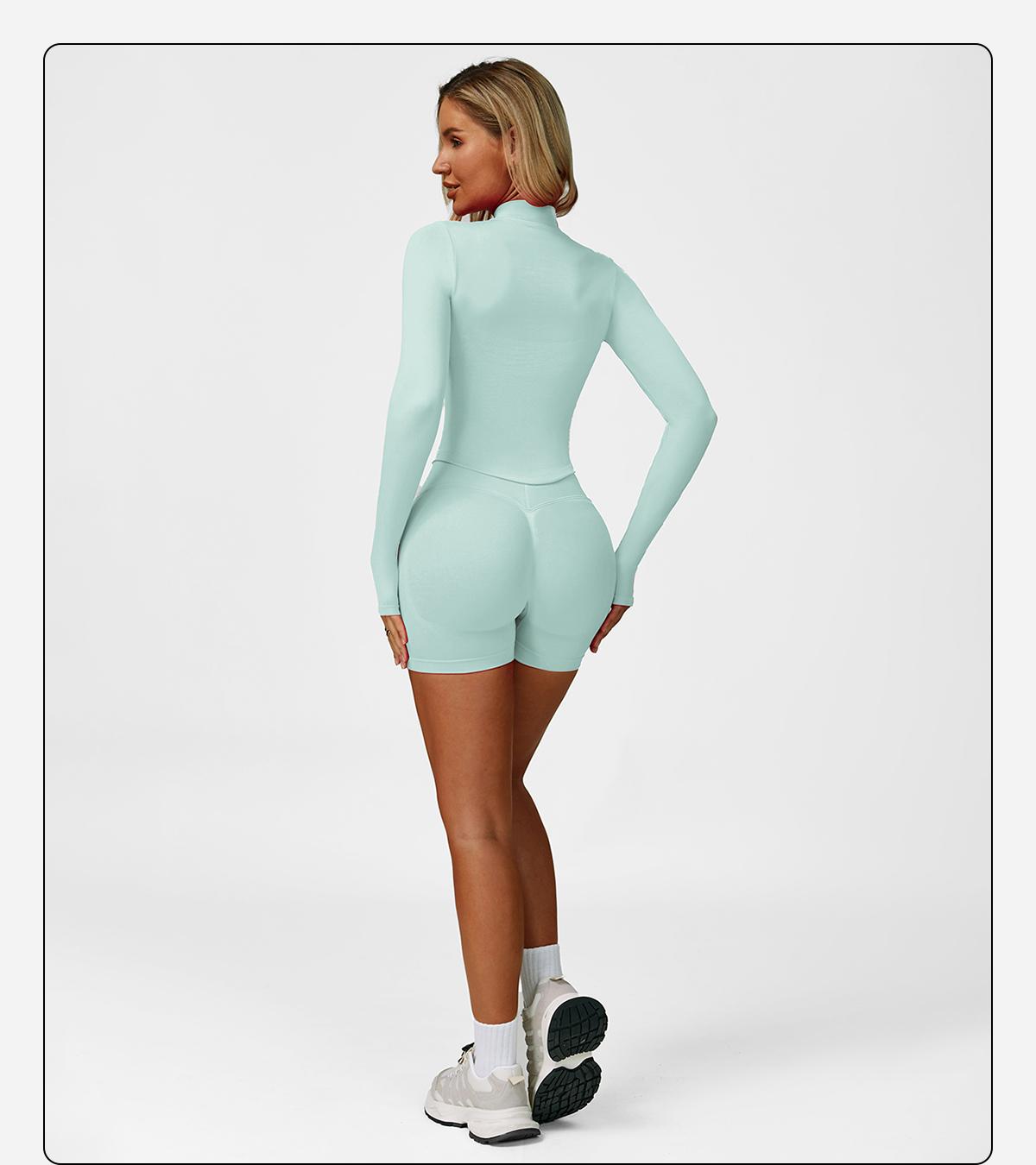 MFVIM Women's Sports Three-Piece Set Impact Compression High Waist Butt Lifting Yoga Pants for Running Yoga Everyday Workouts SpringStatements