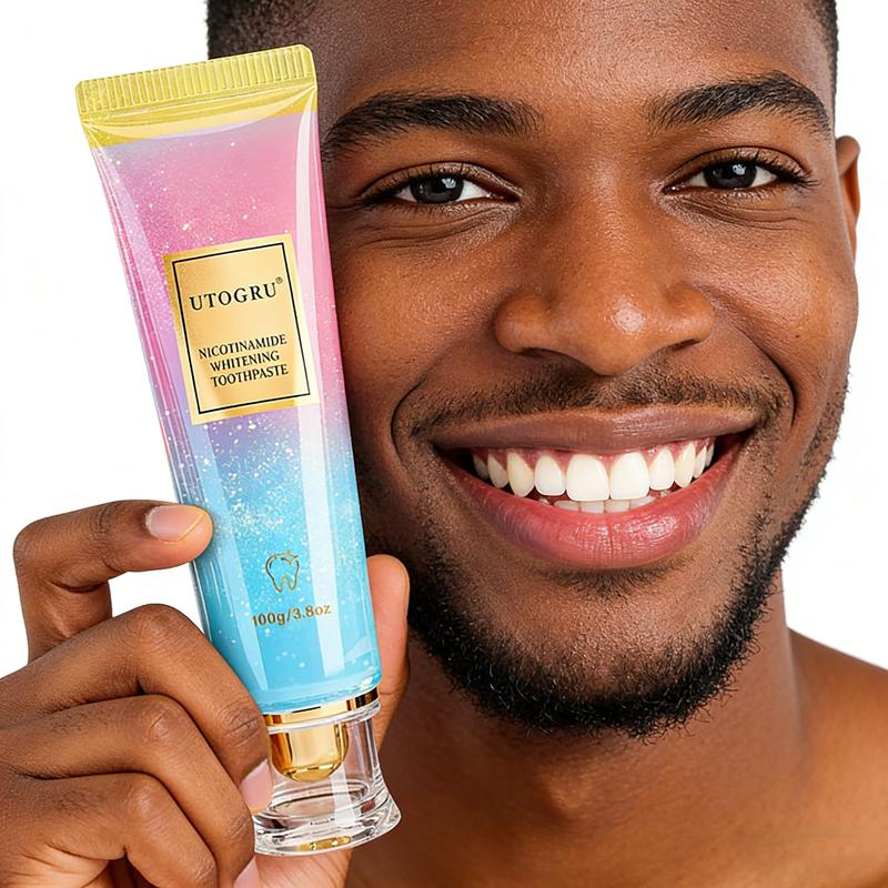 Niacinamide Whitening Toothpaste, Utogru Teeth Radiant Whitening Toothpaste - Enamel Care, Repair and Protect Teeth, Fresh Breath