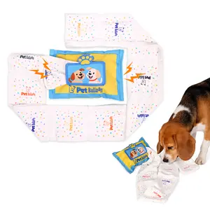 Snuffle Dog Toy Durable No-Stuffing Wet-Wipe Style Treat Pockets Double Squeakers Extra-Long Tug Design Interactive Puzzle for All Dog Sizes dog toys squeaky noise dog accessories dog products omega bite dog targetpet corrector