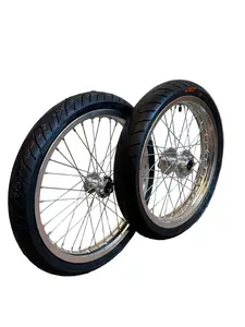 17” Supermoto Wheel Set Silver - Surron | Talaria | E-Ride Pro | Altis | Rawr | 79 Bike | Ventus