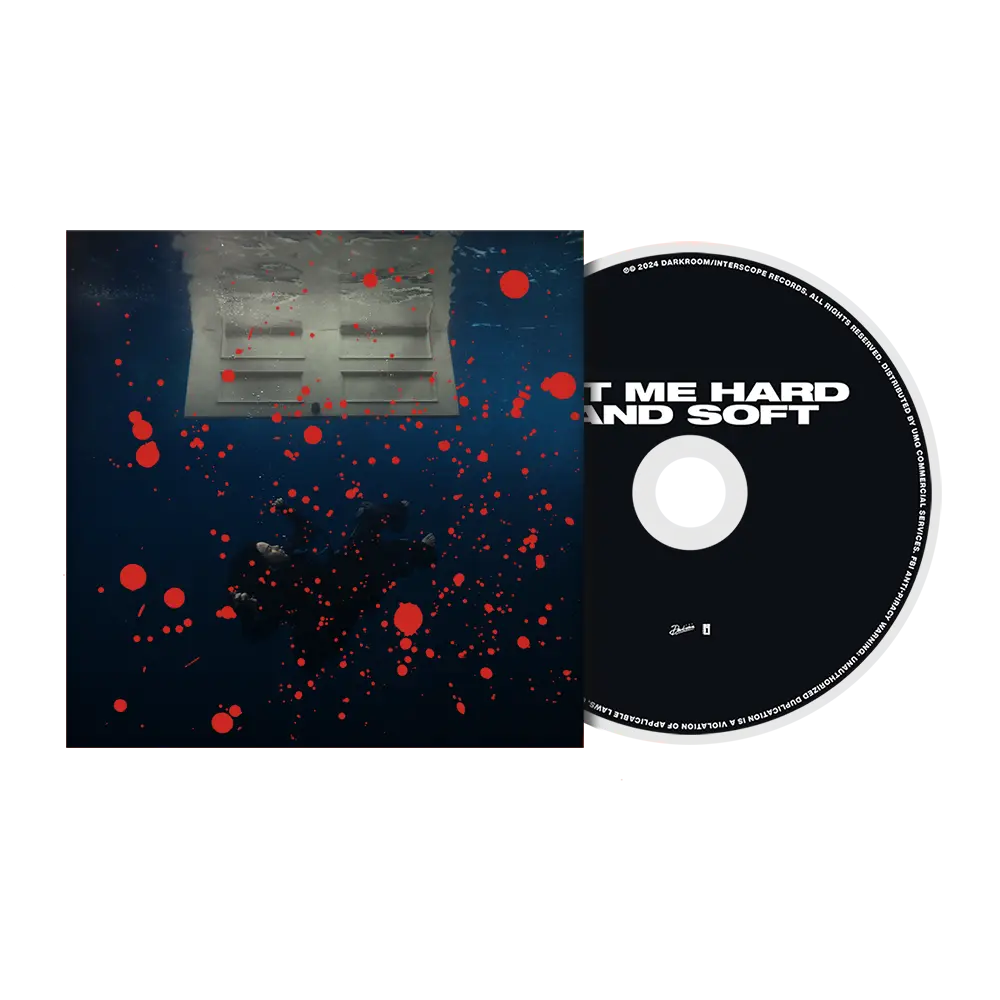 HIT ME HARD AND SOFT Splatter Paint CD