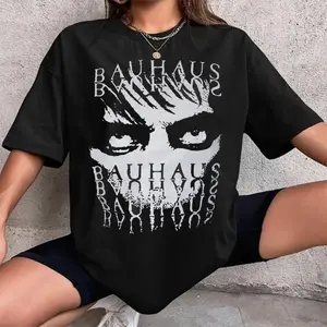 Bauhaus Concert Shirt Post Punk Graphic Tee for Men Women