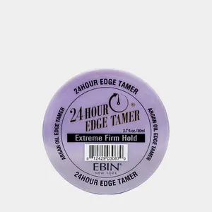 EBIN NEW YORK 24 Hour Edge Tamer - Extreme Firm - No Flaking, White Residue, Shine and Smooth texture with Argan Oil and Castor Oil