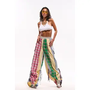 MIXED PLAIDS JOGGER MIXED PLAIDS JOGGER