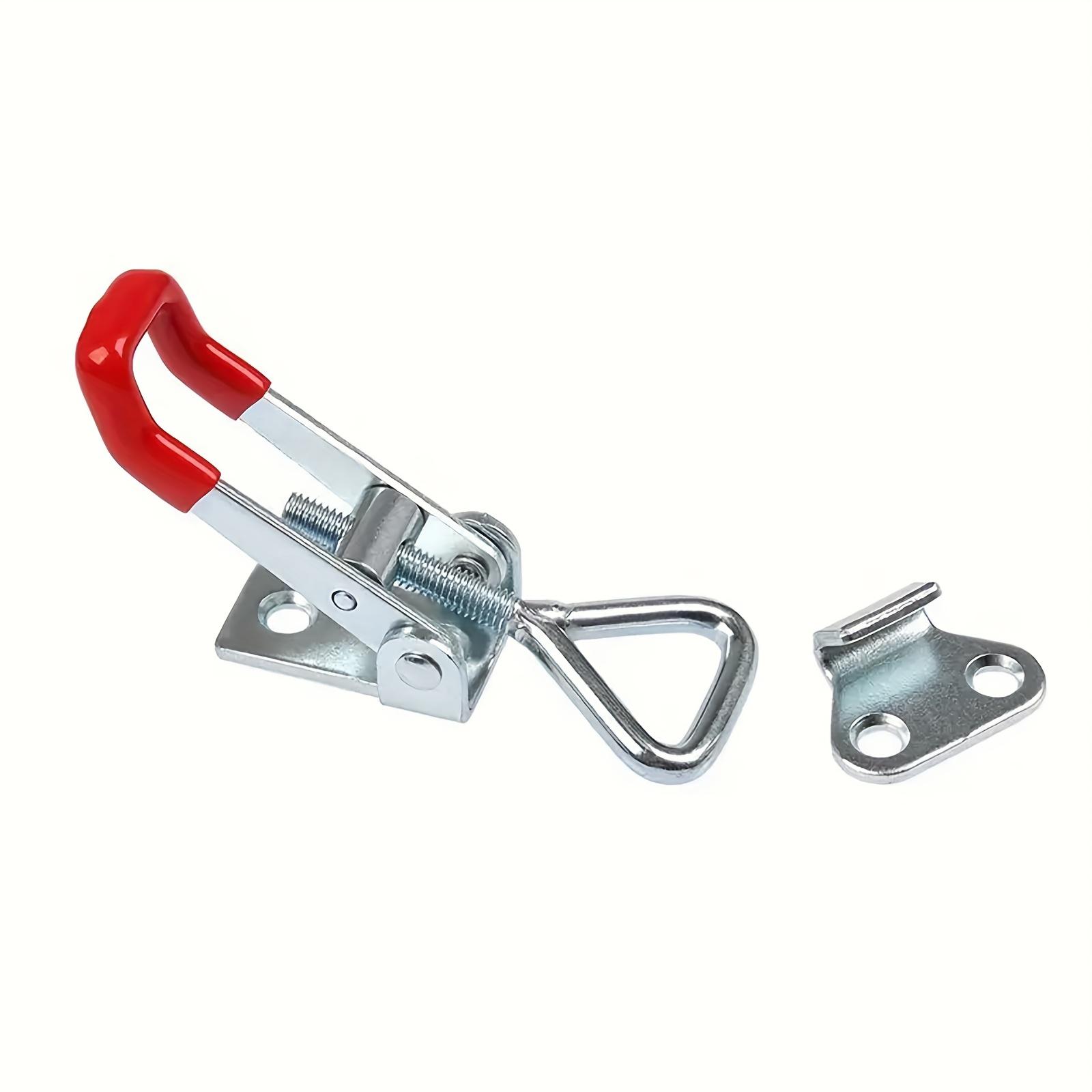 Industrial Strength Toggle Latch Clamps Set of 4 Adjustable 330 Lbs Load for Covers Toolboxes Smoke Proof Design