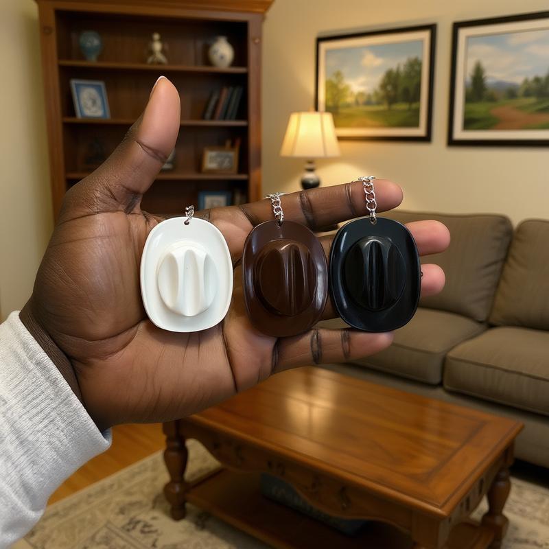 Cowboy Hat Texas Style Bottle Opener Keychain, available in three colors to create your personalized style. Kitchen Utensils