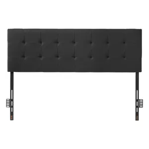 VEVOR Headboard,  Queen Size Headboard with Adjustable Height, Comfortable Diamond Tufted for Queen Size Bed, W62.2 x H(42.72-54.53) x D2.76 in, Ideal for Bedroom, Hotel, Homestay, Dormitory, Black