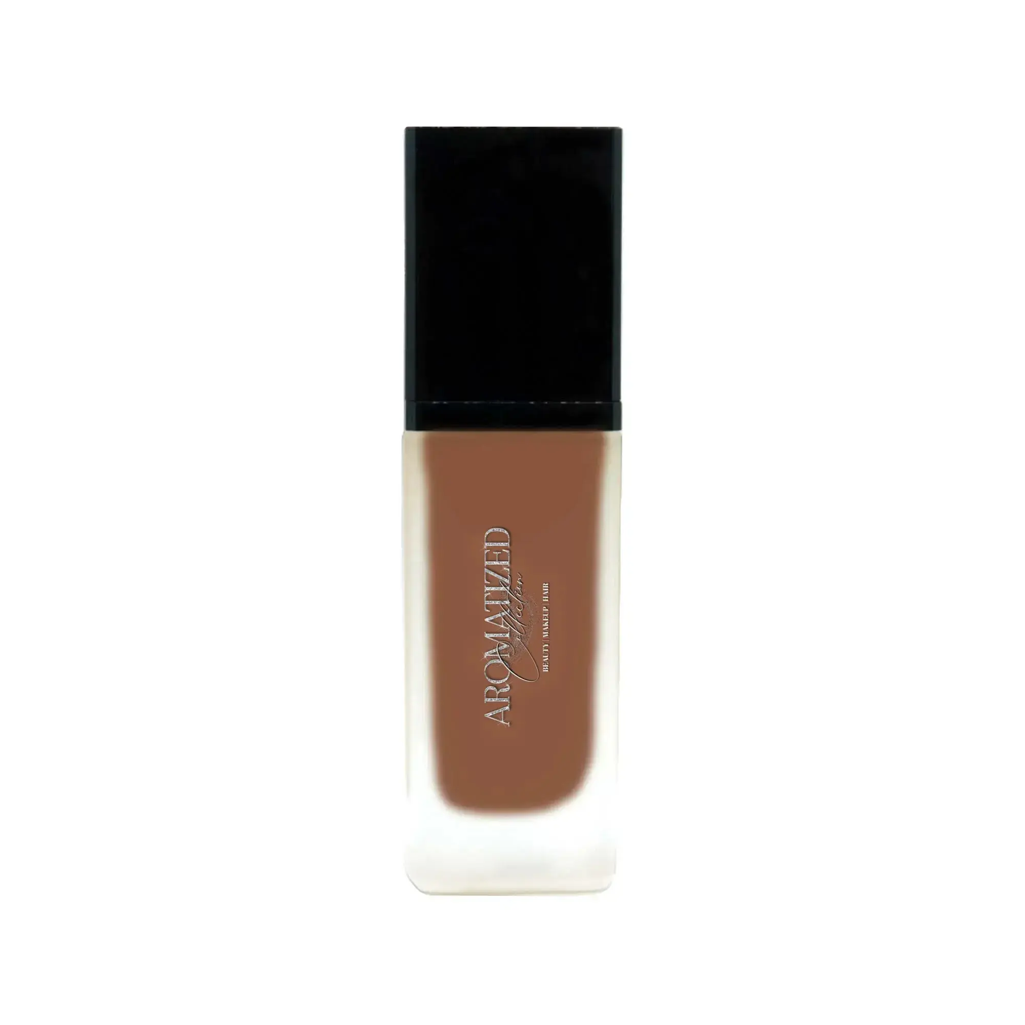 Aromatized Collection Beauty Foundation - Amber, Natural Glow, Medium to Full Buildable Coverage, Vegan & Paraben-Free, 1 fl. oz.