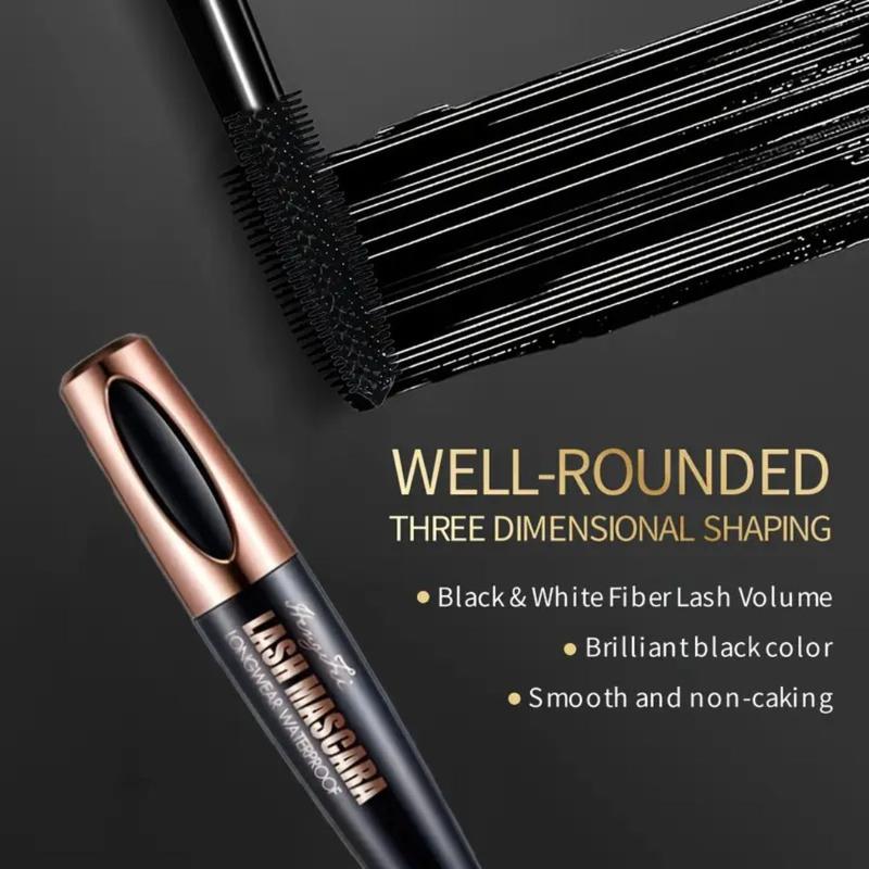4D Waterproof Long-Lasting Mascara, Quick-Drying Eyelash Extensions Mascara, Natural Curling & Volumizing Mascara Stick, Smudge-Proof 4D Waterproof Long-Lasting Mascara, Quick-Drying Eyelash Extensions Mascara, Natural Curling & Volumizing Mascara Stick, Smudge-Proof