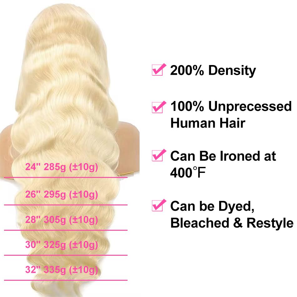 Cute Bein 613 Blonde Body Wave 13x6 HD Lace Frontal Wig 99J Burgundy Lace Front Wigs Human Hair Body Wave Chocolate Brown Colored Lace Front Hair Wigs for Women with Baby Hair