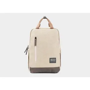 Small Hemp Backpack in Beige and Green