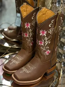 Tania | Women’s Square Toe Boots Tan