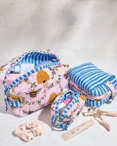 Sweet Bee - Three's Best Pouch Set - Pink Petal