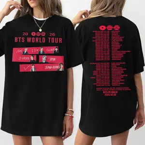 Concert 2026 Shirt, World Tour 2026 Top Tee, Bangtan Comeback Sweater, Music Tour Shirt Gifts for Fans