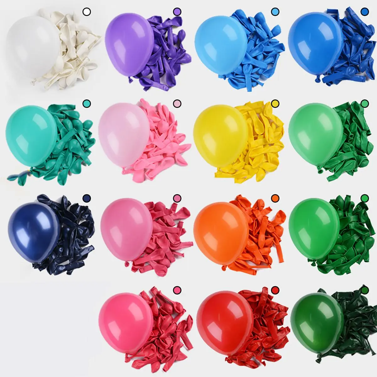 5 Inch Matte Balloon, Latex Balloons, Colorful Balloon for Wedding & Birthday Party Decoration, Party Balloons Decorations, Party Supplies, Balloon Accessories, Balloon Arch Decoration