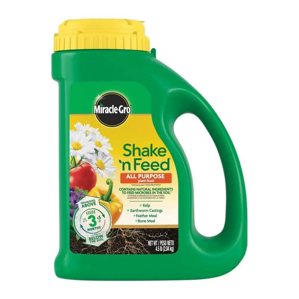 Shake N Feed All Purpose Plant Food 4.5 lbs. For In-Ground and Container Plants, Feeds up to 3-Months, Dry Fertilizer (Pack of 2)