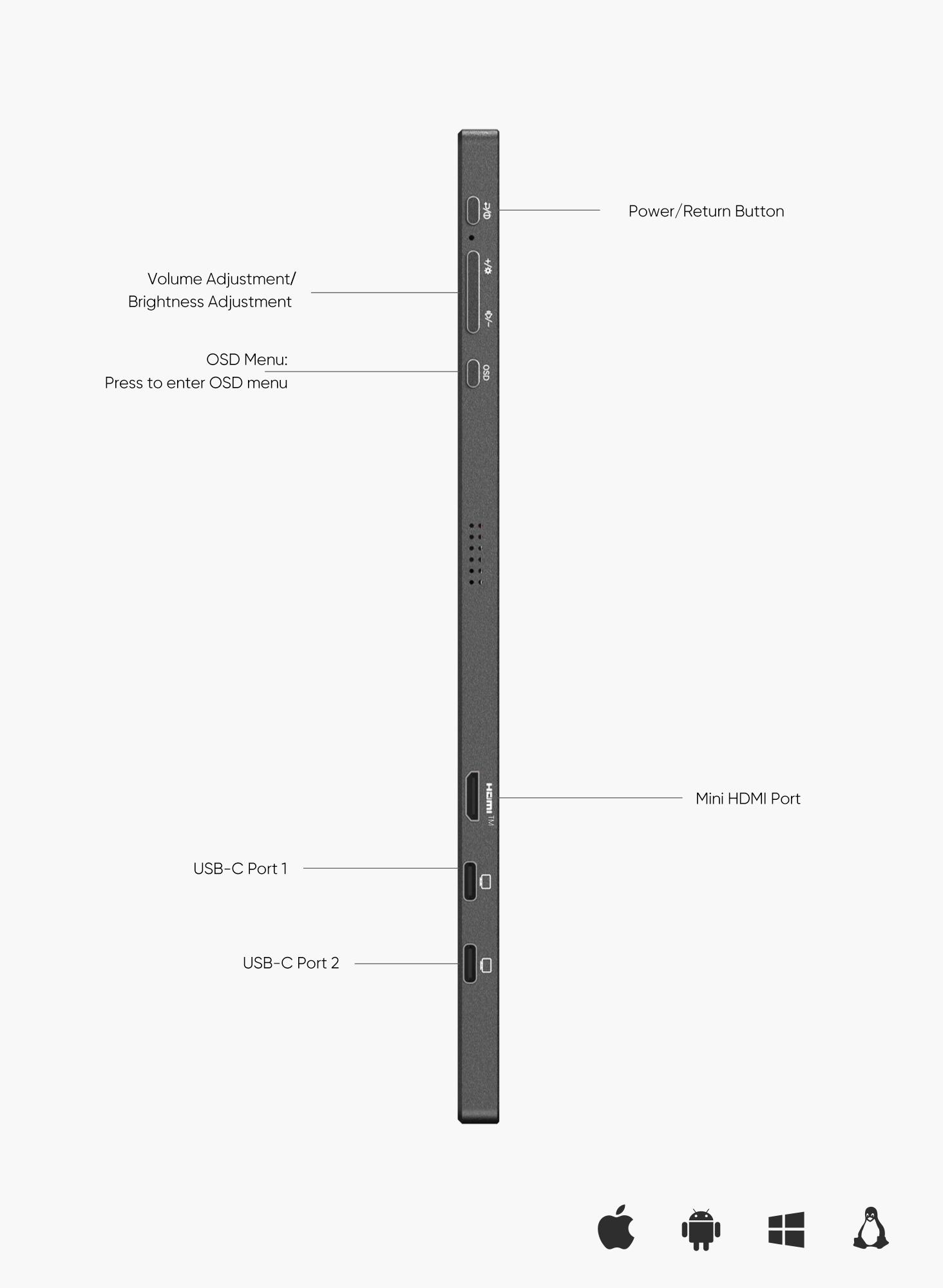 ARZOPA Portable Monitor Upgraded 16.1'' 144Hz 100%sRGB FHD 1080P Portable Gaming Monitor with HDR, Ultra Slim Eye Care External Second Screen for  Xbox, Switch, Laptop, PC, PS5, Mac