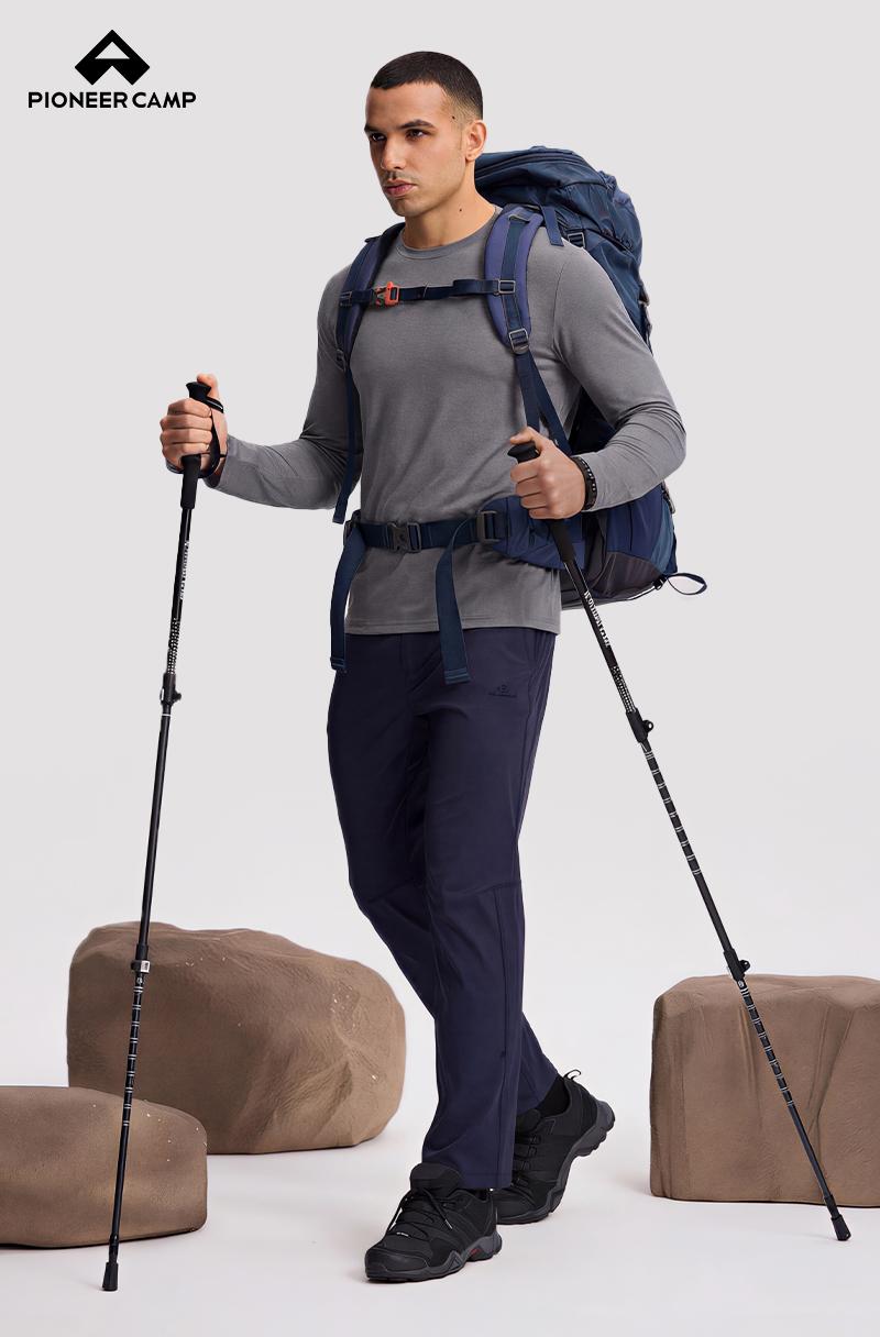 Pioneer Camp Mens Bamboo Viscose T Shirt Ultra Soft Plain Tshirts for Men Cooling Crew Neck Casual Basic Tee Shirt Undershirt