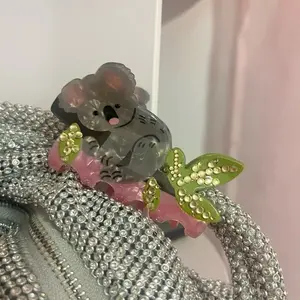 Cute koala rhinestone claw clip