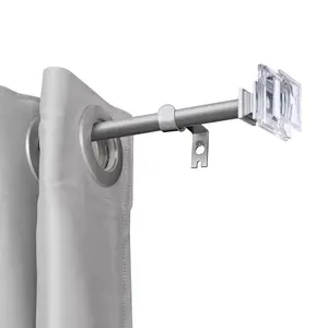 UTOPIA ALLEY D13XX Wall Mounted 3/4 Inch Curtain Rod - Curtain Rods Adjustable Drapery Rods, Bedroom & Living Room Decorative Curtain Rods, Tapestry Poles