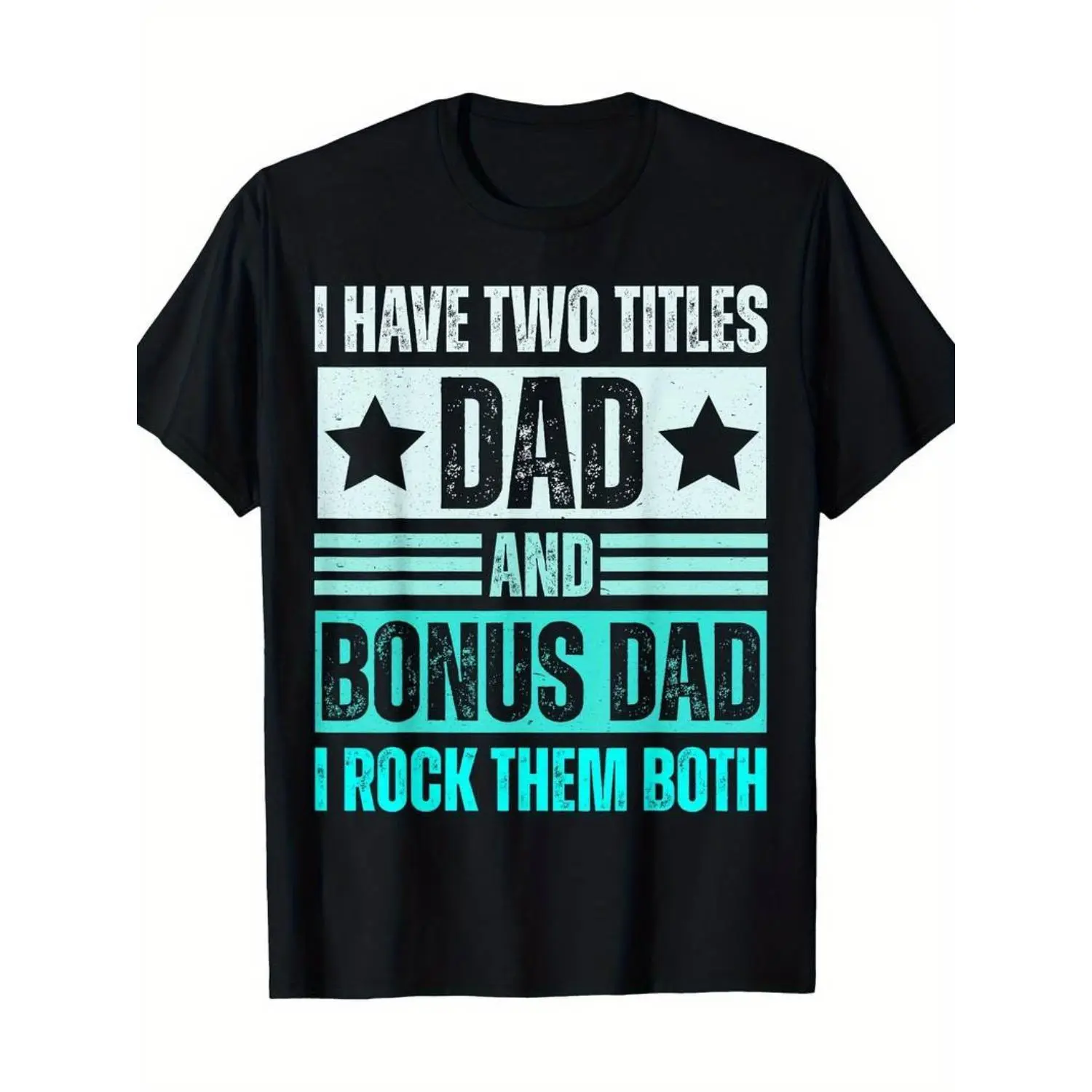 Women's Short-Sleeve Casual Graphic Streetwear T-Shirt - Celebrating Father and Stepfather Parental Roles, Shortsleeve, Top, Tshirt