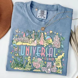 Retro Universal Studios Shirt, Universal Studios 2026 Trip Shirt, Family Tee, Comfort Colors family Vacation