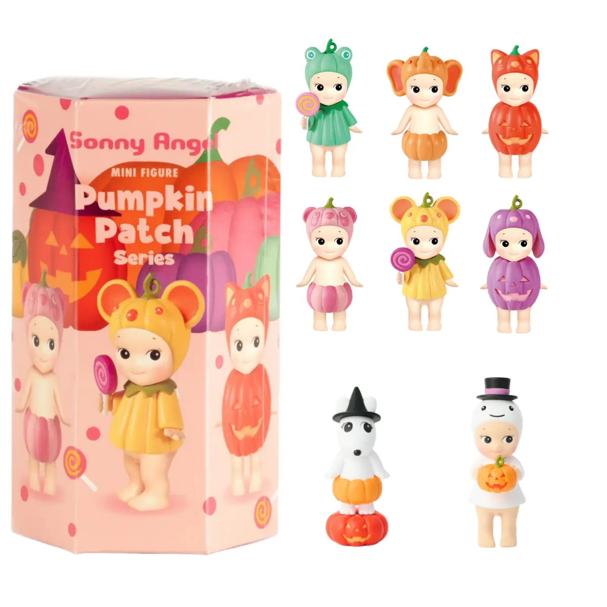 Sonny Angel Pumpkin Patch Series - 1 Sealed Blind Box - Original Limited Edition Mini Figure - One Assorted Random Cute Collectible Figurines