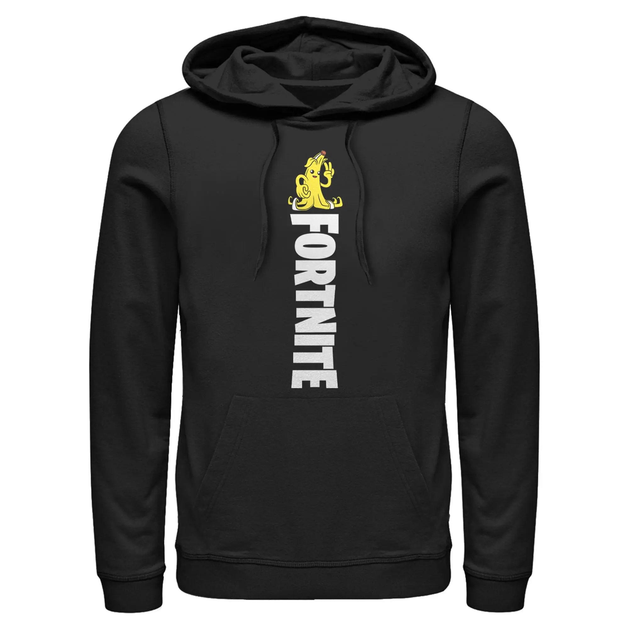 Men's Fortnite Peely Peace Sign Logo Pull Over Hoodie