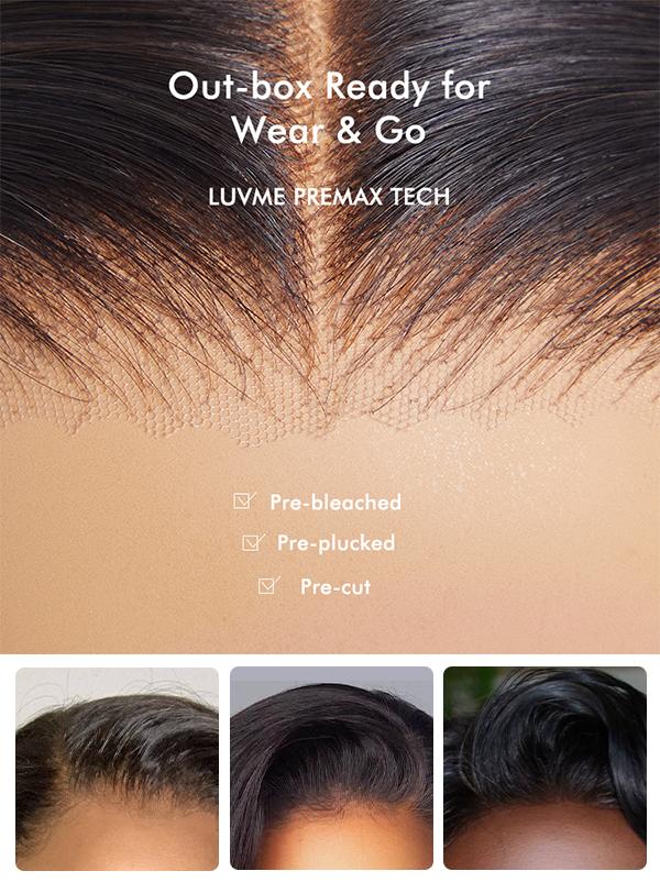 【LIVE 】Luvme  Ready to Go Blunt Cut Bob Closure Short HD Lace Glueless Wig 100% Human Hair Wear Go