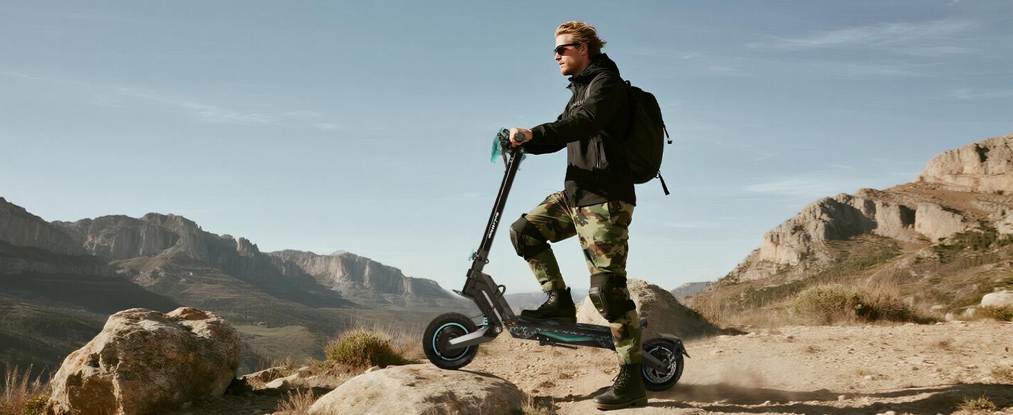 ScootHop G2/G2Pro Electric Scooter for Adults 800/1000W*2 Brushless Motor 10" Off-Road Tires 28/35MPH Range Foldable Commuter E-Scooter with LED Display Dual Braking System H Batteries New Year SpringStatements