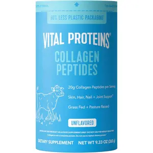 Vital Proteins Collagen Peptides Powder - Supports Hair, Nail, Skin, Bone & Joint Health, Unflavored, Collagen Protein 9.33 OZ